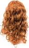 New 25" Long Curly Wavy Ginger Synthetic Hard Front Wig - 3