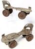 Really Cool Vintage Adjustable Full-Metal Child's Roller Skates, Currently 7.25" From Heel To Toe - 2