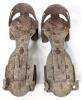 Really Cool Vintage Adjustable Full-Metal Child's Roller Skates, Currently 7.25" From Heel To Toe - 3