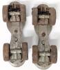 Really Cool Vintage Adjustable Full-Metal Child's Roller Skates, Currently 7.25" From Heel To Toe - 4