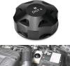 New Bevinsee Brake Fluid Cap Compatible with Audi A4 A3 A5 TT Q3 Q5 RS5 Compatible with VW Golf Jetta Polo Tiguan Aluminum 5Q0611349B Black