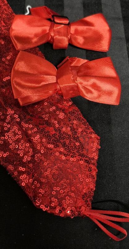 New Adult Now Ties and Sequin Sleeves 18.5" with Thumb Holes