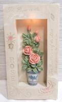 1993 Light-Up Flower Wall Decoration | Tested for Power, Requires 2 AA Batteries