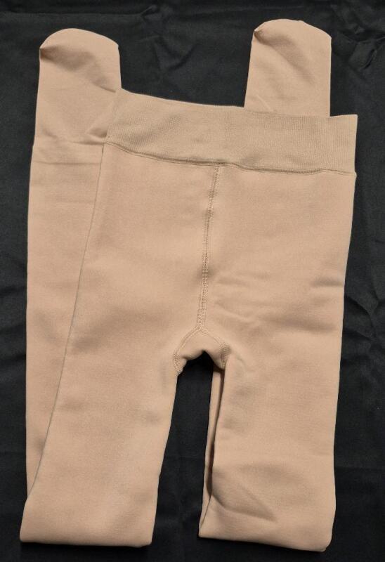 New sz XSmall-Medium Women's Lined Leggings with Feet 41" Long