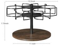 New - Water Bottle Organizer Rotatable Tumbler Holder for Kitchen Storage and Organization .