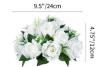 Two (2) New Nuptio Fuax Flower Balls for Table Centerpieces - measures 9.5" diameter - 2