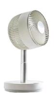 New AIRMATE Retractable Standing Fan, 11"-26" Height Adjustable, 7 Speeds, 80&deg; Oscillating, Remote, 8H Timer, 2-in-1 Pedestal and Tabletop Fan . White . Retail $70