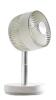 New AIRMATE Retractable Standing Fan, 11"-26" Height Adjustable, 7 Speeds, 80&deg; Oscillating, Remote, 8H Timer, 2-in-1 Pedestal and Tabletop Fan . White . Retail $70