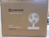 New AIRMATE Retractable Standing Fan, 11"-26" Height Adjustable, 7 Speeds, 80&deg; Oscillating, Remote, 8H Timer, 2-in-1 Pedestal and Tabletop Fan . White . Retail $70 - 3
