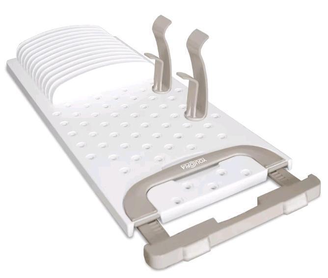 New YouCopia StoraStack Organizer , White, 12-Container & Lids Drawer Organizer .