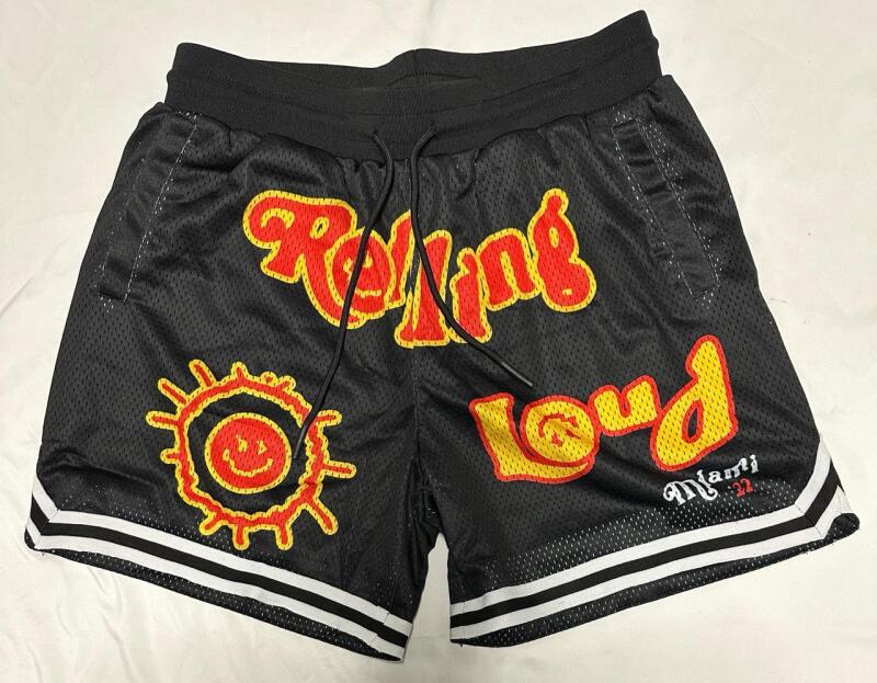 New Men&rsquo;s Large Rolling Loud Miami 22 Basketball Shorts
