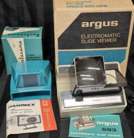 Vintage Realarama Slude Viewer & Argus 693 Electromatic Slide Viewer