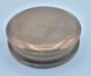 New Brass Compass w/Screw on Lid in Wooden Box . Measures 2 ⅜" diameter. - 4