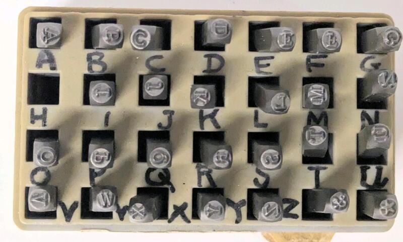ImpressArt Approx 5-6mm Metal Alphabet Stamps, 27pcs Set With "&" And "*" Symbols