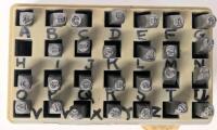 ImpressArt Approx 5-6mm Metal Alphabet Stamps, 27pcs Set With "&" And "*" Symbols