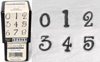 ImpressArt 4mm JEANIE Metal Number Stamps, SC1111-4mm, Complete Set 0-8