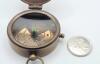 New Antique-Finish Brass Pocket Compass with Cover and Chain . See photos for size - 5