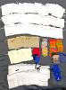 Over 100 Drawstring Jewelry Bags, 55+ Assorted, 55+ White Satin, Up To 5.75" Long