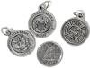 27 Saint Medallions: 13&times; Saint Florian / Firefighters, 9&times; Saint Christopher / US Army + Air Force, 4&times; Saint Michael / US Navy, 0.75" Diameter Each, Medals Non-Magnetic - 3
