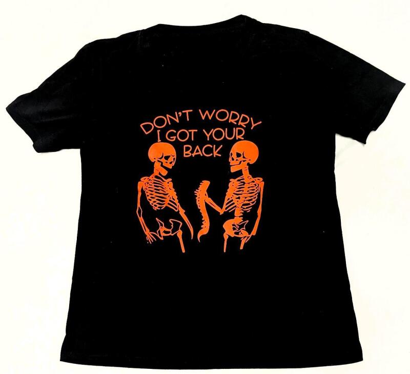 New Size MED Unisex "Don't Worry, I Got Your Back" Funny Punny Graphic T-Shirt