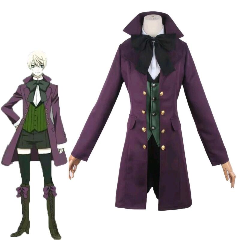 New sz Small Women's Black Butler Book of Circus Alois Trancy Cosplay Costume