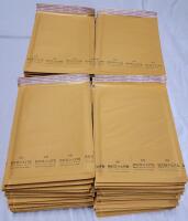 Seventy-five (75) New 6.5"&times;9" Brown Bubble Mailers w/Adhesive Seal