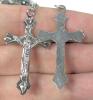 17 Hematite Rosaries, 19" Long - 2
