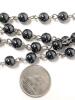 17 Hematite Rosaries, 19" Long - 3