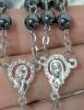 17 Hematite Rosaries, 19" Long - 4