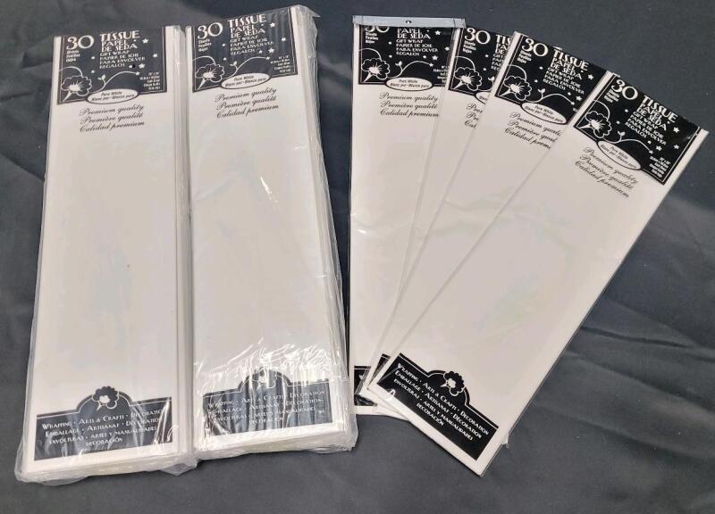 28-Packs New White Gift Wrap Tissue Paper . 28 Packs , Thirty (30) 20"&times;20 Sheets per Pack