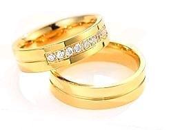 New Pair of Size 8 Stainless Steel Matching Rings