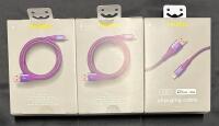 3 New Heyday Lightning to USB Fast Charging Cables