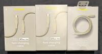 3 New Heyday Lightning to USB Fast Charging Cables