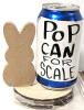 10 New 3.8" Long Peeps Bunny-Shaped MDF Freestanding Figures, 4pc 3.75" Diameter Wood Coasters, 20 Wood Hearts, 100pcs Wood Baby-Themed Hearts, Leaves & Words - 2