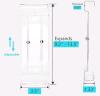 Six (6) New Clear Acrylic Vinyl Record Display Wall Mounts w/Hardware . - 2
