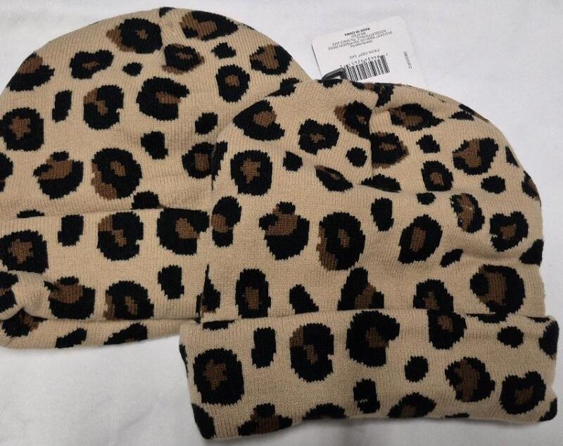 2 New Women's Pattern Beanie Hats