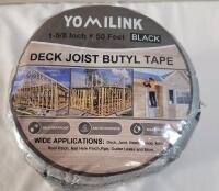 6-Rolls New Yomilink Deck Joist Butyl Tape , Black . Each Roll measures 1 ⅝"&times;50ft