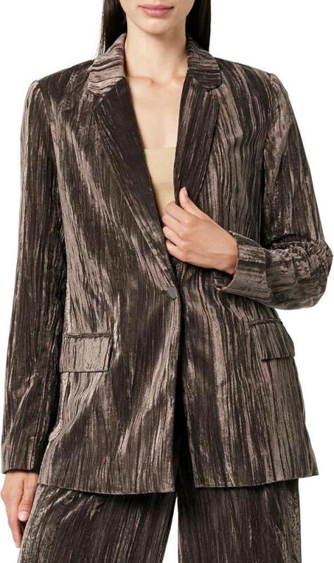 New Size XS Women's THE DROP Blake Long Blazer SNK500A Java Velvet, Retails Over $50!