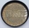 New 2 ⅝" Solid Brass Combination Sundial & Compass in Leather Pouch - 3