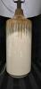 Beautiful 25" Tall Pottery Table Lamp with Shade - Working - 2