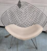 Bertoian Diamond Style Lounge Chair - 32.5" Wide & 30" Tall