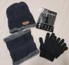 New - Winter Hat , Neck Warmer & Pair of Gloves plus Black Balaclava Mask