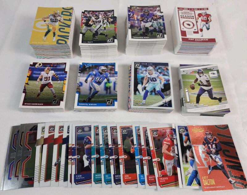 2017 - 2022 NFL Football Trading Card Singles , 390+ Trading Cards . Panini & Donruss