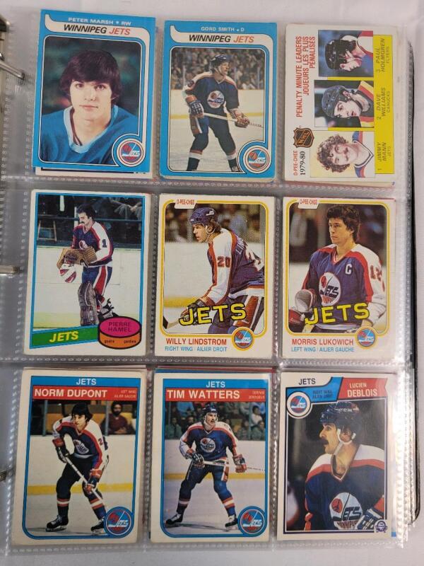 1979 - 2024 Winnipeg Jets NHL Hockey Trading Card Singles, 194 Trading Cards