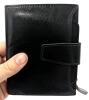 New BiFold Wallet With 12 Card Slots, 2 Windows, 2 Memory Card Spaces, Divided Cash Pocket & Zippered Coin Pocket 4" &times; 5" - 2