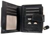 New BiFold Wallet With 12 Card Slots, 2 Windows, 2 Memory Card Spaces, Divided Cash Pocket & Zippered Coin Pocket 4" &times; 5" - 3