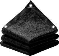 New 10ft &times; 20ft Black Sun Net For Greenhouses, Sun Mesh Shade Sunblock Shade Cloth, Sun Shade Net with Grommets