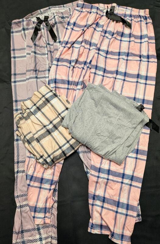 4 New Size Medium Women's Pajama Pants