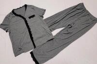 New Women's Sz. Large 2px. Grey Pajama Set