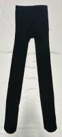 New Women&rsquo;s XL Footed Leggings, Black